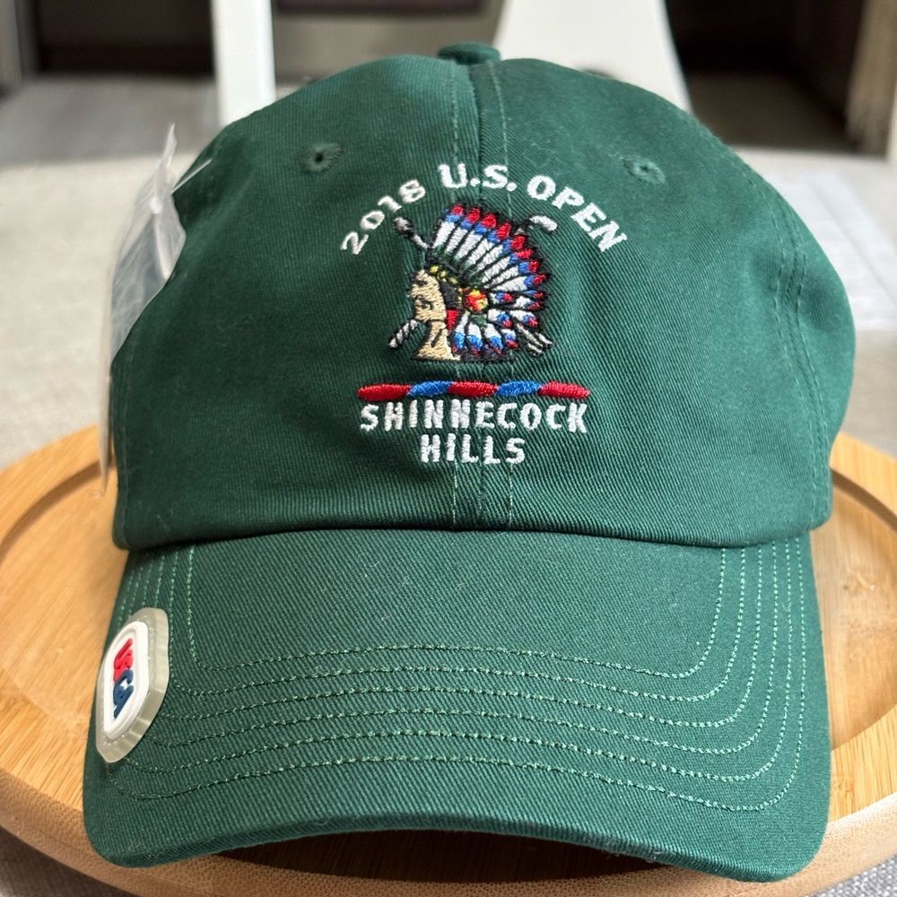 NWT 2018 Shinnecock U.S. Open Golf Embroidered Hat Cap and Commemorative Coin